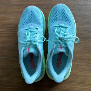 Hoka One One Women's Clifton 7 Morning mist/coral